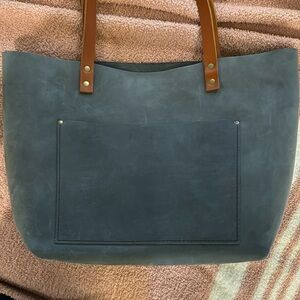Portland Leather Goods large classic tote. Brand new.